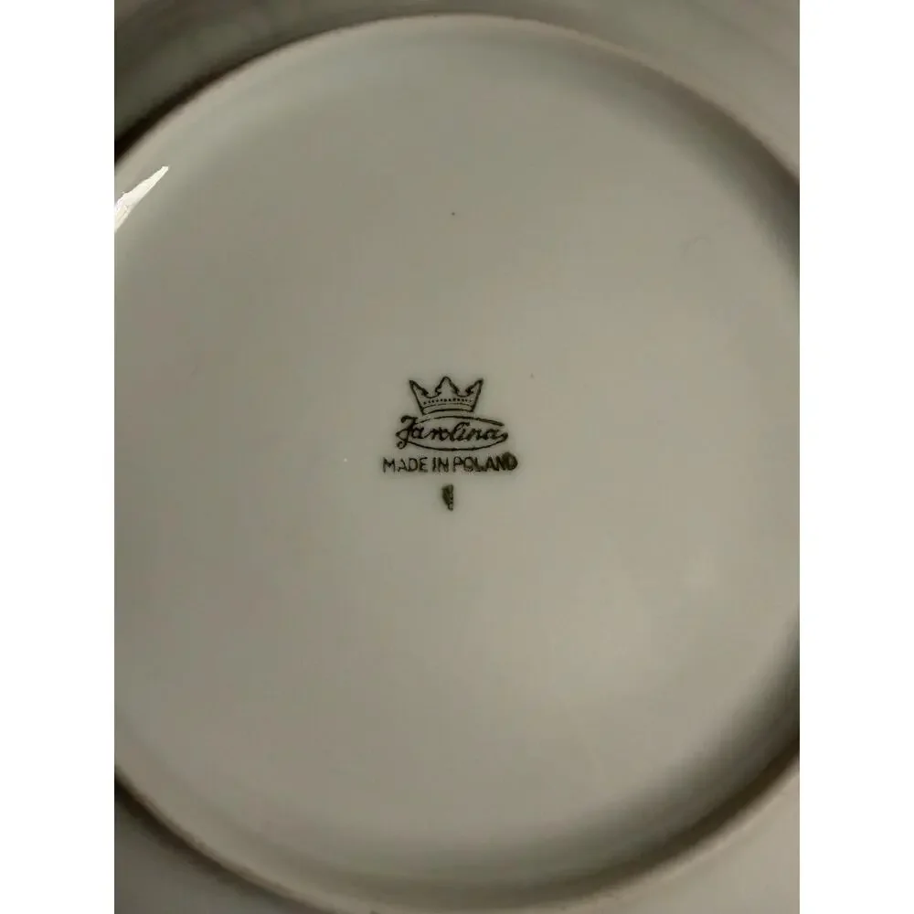 Vintage Karolina Poland Floral‎ Plate 7 inches
